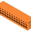 PCB terminal, 13 pole, pitch 5.08 mm, AWG 24-12, 20 A, spring-clamp connection, orange, 1331070000