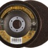 Rhodius 305297 RHODIUS VKSG WS, 2 sztuki filcowych tarcz kompaktowych 115 x 22,23 mm, prostych, 4A-grubych, TOPline, wyp