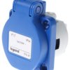 16A Gniazdo Legrand Niebieski IP44