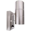 Deko Light 731007 Zilly Wall Light Motion Detector Stainless Steel GU10