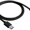 Akyga Kabel USB Złącze męskie USB-A, Złącze męskie USB-C® 0.50 m czarny AK-USB-24