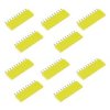 PB10S YELLOW-Listwa stykowa 2.54mm prosta 1x10, żółta - 10 szt.