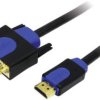 Kabel DVI LogiLink LogiLink - Videokabel - HDMI / DVI - HDMI, 19-polig (M) - DVI-D (M) - 2 m (CHB31 CHB3102, DVI 18+1pin