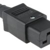 Złącze IEC IEC C19 Kabel Prosty Bulgin Żeńskie 16A 250V 5 x 20 mm