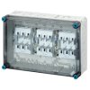 Skrzynka Mi z pods. bezp. mocy, IP 65, wlk.3 - 450x300x170, 3xNH 00, 125A, 3-bieg.+PE+N Mi 4350 2000156
