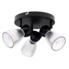 Lampa sufitowa BEST BLACK 3xE14 (round) ML9973 Milagro