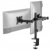 UCHWYT NA DWA MONITORY DO BIURKA BLATU STOŁU VESA 10-27