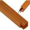 Korytko Kanał Kablowy Elektroinstalacyjny MKE 18x20mm Drewno Jasne 2m 1szt.