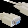 82984 Serial cable, SUB-D 9, connector/socket, 1 m