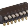 Przełącznik DIP 6-pozycyjny SPST SMD 100 mA przy 5 V DC, 25 mA przy 24 V DC -20 → +85°C