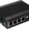 Switch przemysłowy Ethernet TRU COMPONENTS TC-XL-205GP TC-13427356, 1+4 Porty, 10 MBit/s, 100 MBit/s, 1000 MBit/s