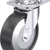 Blickle 951768 LE-PP 125KA-EL-FA Rolka obrotowa z blachy stalowej Średnica koła: 125 mm Maksymalne obciążenie: 150 kg 1