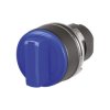 EAO 46-2W19.1CJ0.004 Knob selector switch, illuminated, blue, 3-position, Cam O