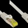 8070R-010 Patch cable - Cat.7 raw cable, grey, 1m