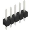 Pin header, 5 pole, pitch 2.54 mm, straight, black, 10046118