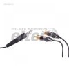 Kabel Jack 6,3mm stereo - 2xRCA cinch 3,0m