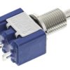 Przycisk miniaturowy Chwilowy SPDT średnica wycięcia 5.9mm, montaż panelowy TE Connectivity