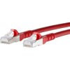 Metz Connect 1308451066-E 1m Cat.6A S/FTP LSZH Snagless Network Cable Red