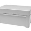 Obudowa ogólnego użytku Poliwęglan szerokość zew. 122 mm długość zew. 187 mm wys. zew. 90 mm RS PRO IP65 Szary