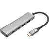 Digitus DA-70245 USB 3.1 hub 4 ports Aluminium casing Dark grey