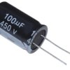 Kondensator elektolityczny 100uF 450V 105C 18x32mm 1szt