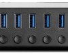 LINDY 43370 USB-Hub 10 Portów USB-A USB 3.0 5 GBit/s czarny 43370