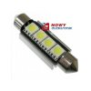 Dioda LED C5W 42mm 4xSMD5050 CAN CANBUS żarówka Biała 12V