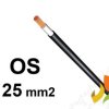 Przewód OnS 25 mm2 (100/100V) spawalniczy gumowy (krążki 100m) G-012846 TELEFONIKA