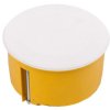 Puszka podtynkowa 70mm regips żółta z pokrywą PO-70F 0204-0N /40szt/