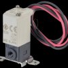 Solenoid valve 2/2 for compressed air, NC, 24 VDC, plastic