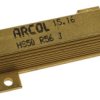 Rezystor do montażu w obudowie 560mΩ 50W ±5% Arcol ±100ppm/°C drutowy Osiowe