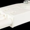 Socket, 3 pole, cable assembly, screw connection, 0.5-2.5 mm², white, AC 166 GBUF/325 WS