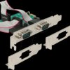 89641 Delock PCIe x1 > Serial 2x RS-232 High speed 921K POS 9-bit