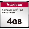Karta pamięci flash CompactFlash, 4 GB, Transcend Tak CF180I SLC -25 → +85 (Extended Temp) °C, -40 → +85