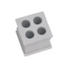Icotek 39932 KT Series Cable Grommet Slotted Dia6mm Elastomer Grey