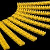 72517 Cable marker clips Letters A-C for up to 4 mm