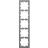MERTEN D-Life Ramka 5 pięciokrotna stal nierdzewna MTN4050-6536 SCHNEIDER ELECTRIC