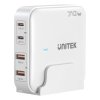 Ładowarka sieciowa USBx4 70W GaN UNITEK Biała USB/USB-C