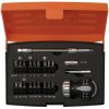 Bahco 808050S-22 Stubby Ratchet Screwdriver Set, 22 Piece