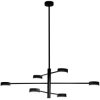 Lampa Sufitowa Wisząca LED LUMILED 6x GX53 Żyrandol Reflektor Czarna OVILO 3 Lata Gwarancji
