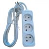 Przedłużacz 3-gniazda z/u 3m