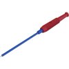 Miniature test probe, solder connection, 30 VAC/60 VDC, CAT O, red, 931376101