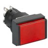 Przycisk czerw. podśw. prostokątny O 16, kryty z sam. powr., 24 V, 1OC XB6EDW4B1P
