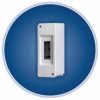 Rozdzielnica plastikowa 1x2 moduły IP30 RAL 9003 ALFA 2S 5-409