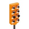 Koncentrator aktuator/sensor z wskaźnikiem LED górne porty 8-portów gniazda M12 4-polowy ASB 8/LED 5-4/1,5 M
