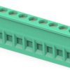 PCB terminal, 10 pole, pitch 5 mm, AWG 30-12, 15 A, cage clamp, green, 1-796640-0