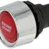 Przełącznik; przyciskowy; A2-23B-07 Start Engine; OFF-(ON); czerwony; podświetlenie LED 12V; śrubowe; 2 pozycje; 50A; 12V DC; 22