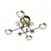 Lampa Sufitowa Lara Kolor Czarny/Francuskie Złoto Metal/Aluminium,Led 6500 Lm...