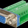 65170 VGA socket > 16-pin terminal block