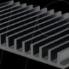SK 44/100/SA Heat sink 100mm 1.7 K/W black anodised